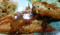 sweet glazed salmon