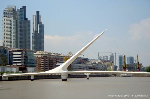 ARGENTINA – Buenos Aires – Puente de la Mujer in Puerto Madero