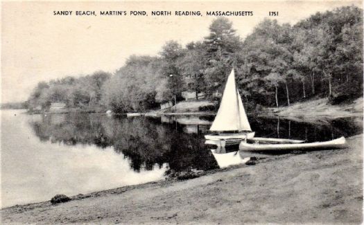 THEME:  Home - Hometown ...  Martin''s Pond, Sandy Beach, N. Reading