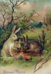 Easter Greeting - Antique Postcard