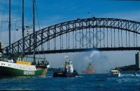 Greenpeace in Sydney Harbor