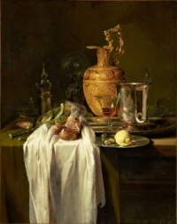 Still Life with Ewer, Vessels, and Pomegranate