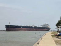Marlin Santorini arrives empty at Port Aransas, TX