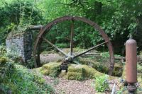 Water Wheel, Enys Gardens, Cornwall