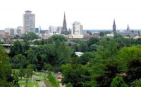 Mulhouse vue depuis l'École Nationale Supérieure de Chimie