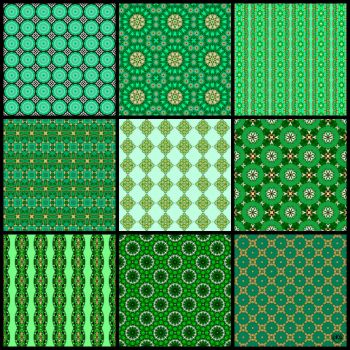 Solve Patterns Made From My Emerald Kaleidos!! ~ H jigsaw puzzle online ...