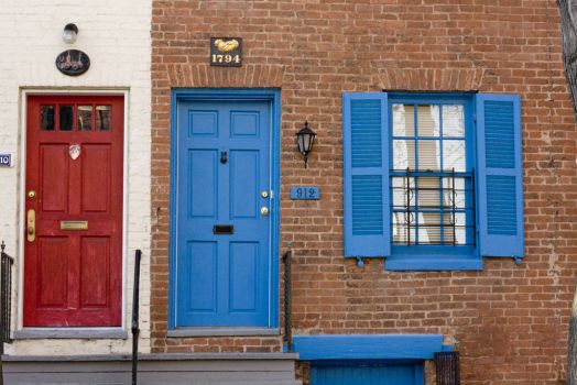 Doors in Baltimore, Maryland, photo by mattyfo