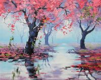 Australian landscape oil painting