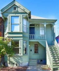1900 Green Victorian Home in CA