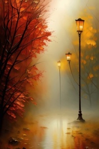 A Rainy, Foggy, Autumn Night