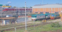Rail yard outside Rome