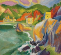 Hermann Max Pechstein (German, 1881–1955), Monterosso al Mare (1913)