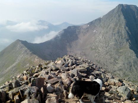 Solve Carn Mor Dearg Arete jigsaw puzzle online with 130 pieces