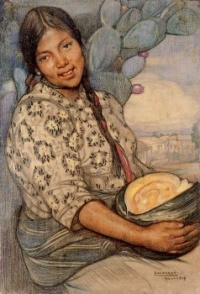 Saturnino_Herrán_-_Mujer_con_calabaza,_1917_(195)