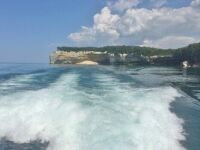 Looking Through The Wake At Indian Head Rock--Pictured Rocks National Lakeshore--Northern Michigan