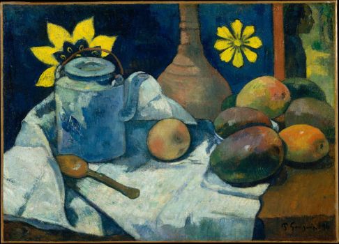 Paul Gauguin  Still Life with Teapot and Fruit 1896