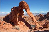 Elephant rock in Nevada