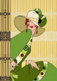 Deco lady