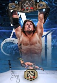 AJ Styles WWE Champion by brightstar2003
