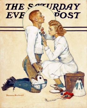 Solve Norman Rockwell jigsaw puzzle online with 20 pieces
