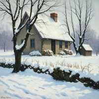 House in the snow --2--