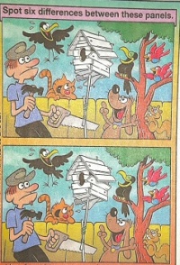 Spot the 6 Differences