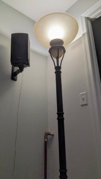 Boring Puzzle of The Night: Lamp, cane n speaker