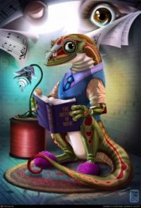 Music-Book Gecko