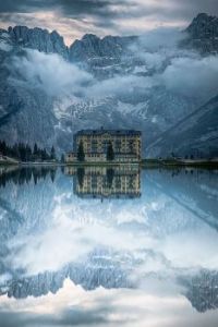 The Grand Hotel, Lake Misurina, Italy