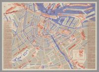 Amsterdam tourist info map (1938)