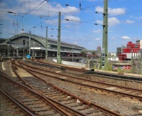 Coming into Cologne Hauptbahnhof