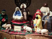 Hand Knitted Nativity Set From Scotland