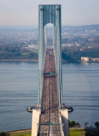 Verrazzano Narrows Bridge NYC marathon - Copied from Internet