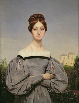 Portrait of Louise Vernet, Emile Jean Horace Verne 1st half of 19th century