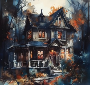 Solve Haunted House Jigsaw Puzzle Online With 156 Pieces