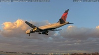 Delta 757 landing at Chicago Midway Airport, 28-Feb-2025