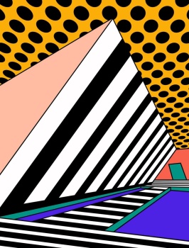 Solve Geometry Art jigsaw puzzle online with 130 pieces