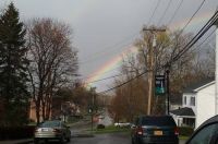 Rainbow down Main street