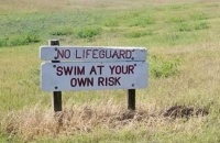 No lifeguard
