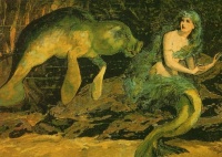 Manatee and Mermaid