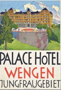 Klara C. Borter (Swiss, 1888–1948), Palace Hotel, Wengen (1928)