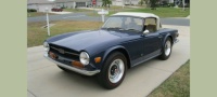 1972 TR-6 with white top