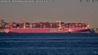 ONE Swan - Ocean-Going Container Ship - New York Harbor (2024-02-06)