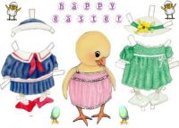 Paper Doll  ~  Happy Easter