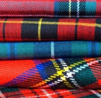 A neat stack of plaids