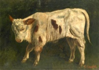Gustave Courbet (French, 1819–1877), Le Veau (the Calf) (ca 1872)