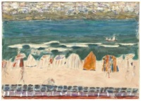 Pierre Bonnard - La plage à Arcachon, Executed in 1925