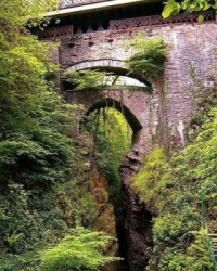 The Devil’s Bridge in Ceredigion Wales