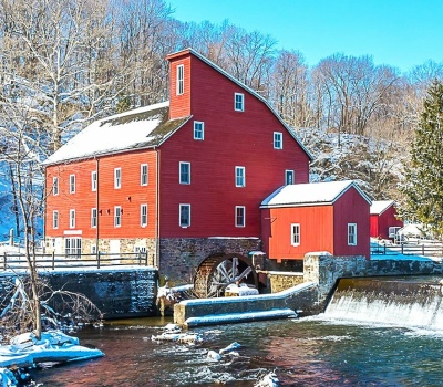 Solve A Winters Afternoon at the Old Red Mill -- Clinton, New Jersey ...