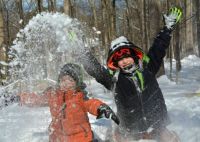 Boys in the Snow